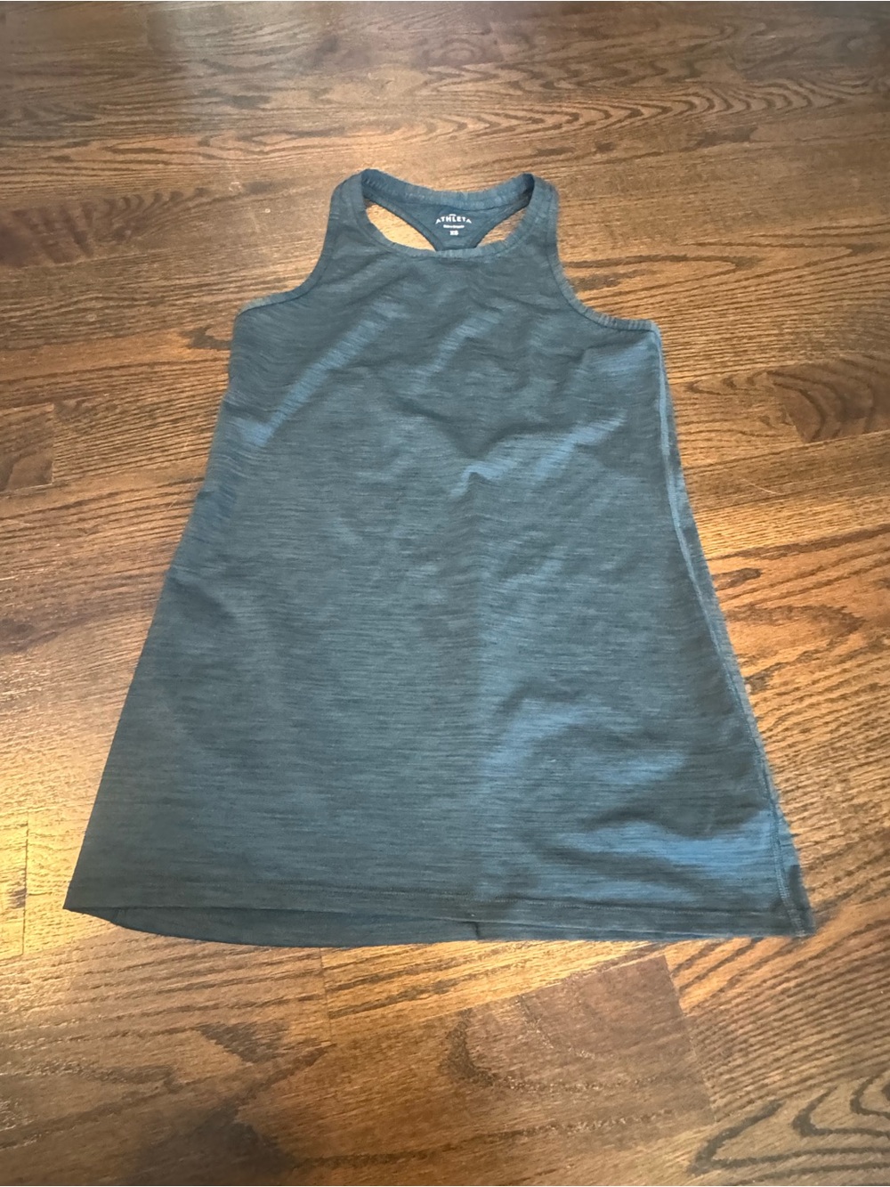 Athleta Deep Teal Green High Neck Swing Tank